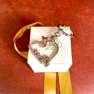 NEW WITH TAGS Vintage Coach keychain